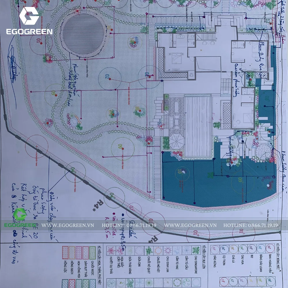 Bản vẽ kỹ thuật chi tiết và được theo sát suốt quá trình thi công.
